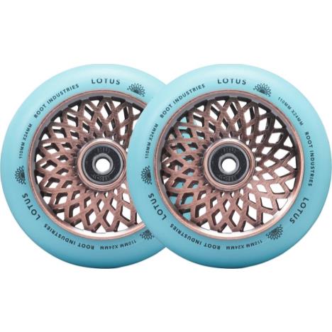 Root Industries Lotus Stunt Scooter Wheels 110mm - Copper/Isotope - Pair £59.95